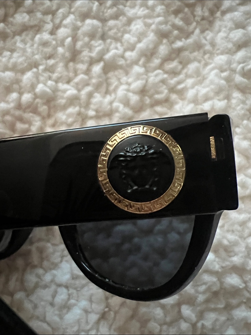 Versace VE4359 Square Men’s Sunglasses Black with Signature Emblem on Temple! - Picture 3 of 6